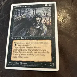 MTG Zombie Master Fourth Edition Regular Rare - Image 1