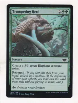 Magic: MTG: Modern Horizons: Foil: Trumpeting Herd - Image 1