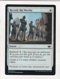 Magic: MTG: Modern Horizons: Foil: Recruit the Worthy - Image 1