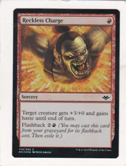 Magic: MTG: Modern Horizons: Foil: Reckless Charge - Image 1