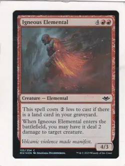 Magic: MTG: Modern Horizons: Foil: Igneous Elemental - Image 1
