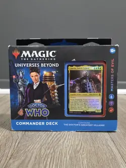 Magic The Gathering Doctor Who Commander Deck Masters of Evil New Sealed 195166228815 - Image 1