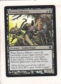 Magic: MTG: Modern Masters 2013: Foil: Warren Pilferers - Image 1