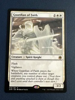 MTG Guardian of Faith - Adventures in the Forgotten Realms (AFR) NM - Image 1