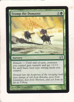 Magic: MTG: Modern Masters 2013: Foil: Tromp the Domains - Image 1