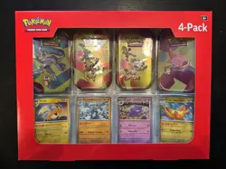 Pokemon 4 Pack Mini Tins + 4 Promo Cards Bundle - 151 SAMS CLUB EXCLUSIVE 2x - Image 2