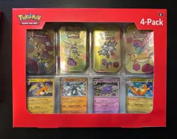 Pokemon 4 Pack Mini Tins + 4 Promo Cards Bundle - 151 SAMS CLUB EXCLUSIVE 2x - Image 3