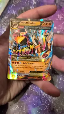 VIDEO* Pokemon TCG Mega M Rayquaza EX Holo Card 61/108 Roaring Skies Ultra Rare - Image 2
