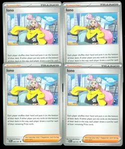 4x Iono 185/193 x4 - Paldea Evolved - Pokemon TCG - Playset - NM - Image 1