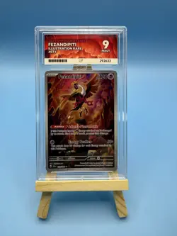 Pokemon TCG Fezandipiti 073/064 Shrouded Fable IR Ace 9 Graded Mint - Image 1