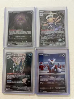 Pokemon TCG Mega Evolution Illustration Rare Lot Of 4 NM - Image 1