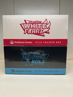 Pokemon Center Exclusive Black Bolt and White Flare ETB Pokemon TCG - Image 5