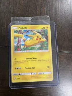 Pokemon TCG Pikachu Sun & Moon SM04 Promo Number025 Mouse Pokemon no Holo - Image 1