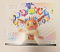 Pokemon TCG: S&V Prismatic Evolutions Factory Sealed Elite Trainer Box (NEW) - Image 1