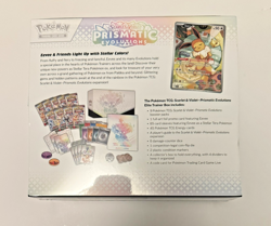 Pokemon TCG: S&V Prismatic Evolutions Factory Sealed Elite Trainer Box (NEW) - Image 2