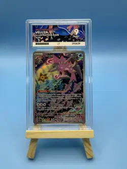 Ace 9 Graded Pokemon TCG 2023 Paradox Rift Veluza Illustration Rare #192/182 - Image 1