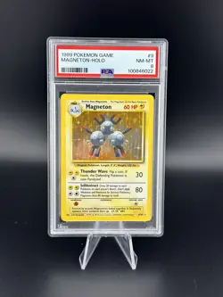 1999 POKEMON BASE SET UNLIMITED #9 MAGNETON-HOLO PSA 8 NM-MT ✨ - Image 1