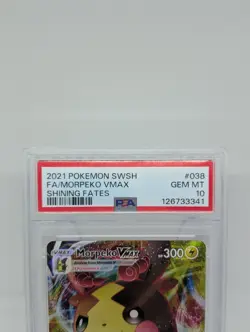 PSA 10 GEM MINT! 2021 Pokemon SWSH Shining Fates Morpeko VMax Full Art #038/072 - Image 4