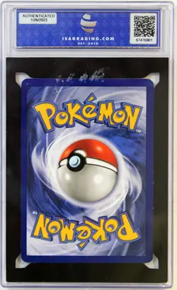 1999 Pokemon #53 Psyduck Fossil ISA Graded 8 LOOK! - Image 2