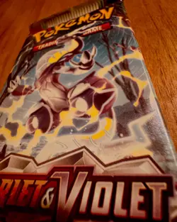 EXTREMELY HEAVY Pokemon TCG Scarlet & Violet Sealed Booster Pack (23.08g!) - Image 3