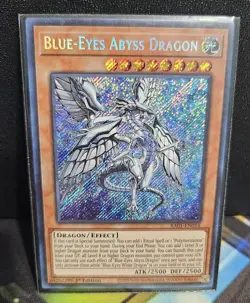 Yugioh Blue-Eyes Abyss Dragon RA01-EN016 Ultra Rare 1st Edition NM - Image 1