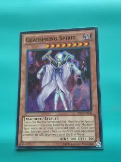 Yugioh - Gearspring Spirit Super Rare 1st Edition HA07-EN018 LP - Image 1