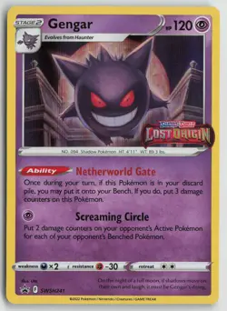 Gengar - (Prerelease) Promo SWSH: Sword & Shield Promo Cards SWSH241 NM - Image 1