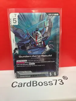 2025 Gundam Card Game Dual Impact Gundam Aerial Rebuild GD02-074 - Image 1