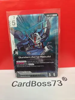 2025 Gundam Card Game Dual Impact Gundam Aerial Rebuild GD02-074 - Image 2