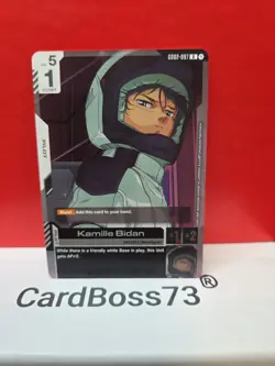 Kamille Bidan Gundam Card Game . Dual Impact- Rare . GD02-097 - Image 1