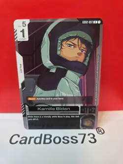 Kamille Bidan Gundam Card Game . Dual Impact- Rare . GD02-097 - Image 4