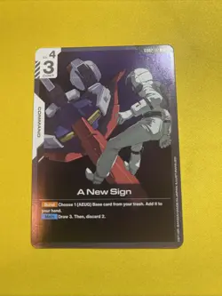A New Sign Gundam Card Game . Dual Impact- Rare . GD02-117 - Image 1