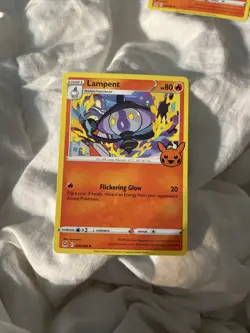 Lampent - Trick Or Trade 2023 - Lost Origin STAMPED Promo Pokemon Card - Image 1