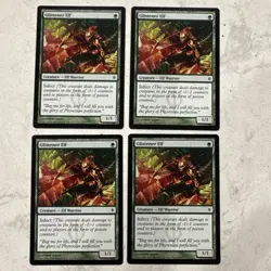 Magic the Gathering MTG Glistener Elf Play Set Of 4 Cards - Image 1