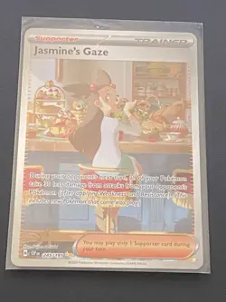 Pokemon TCG Surging Sparks Jasmine's Gaze SIR Holo Card 245/191 - Image 1