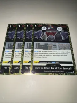 One Piece TCG OP13-096 The Five Elders Are At Y. X4 Playset Card Game CCG Eng - Image 4