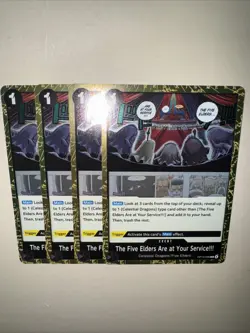 One Piece TCG OP13-096 The Five Elders Are At Y. X4 Playset Card Game CCG Eng - Image 5