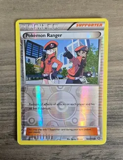 Pokemon TCG Cards Pokemon Ranger 104/114 Steam Siege Reverse Holo VLP - Image 1