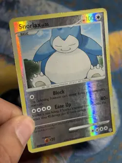 Snorlax 37/130 Rare Diamond and Pearl Reverse Holo Pokemon Card HP - Image 3