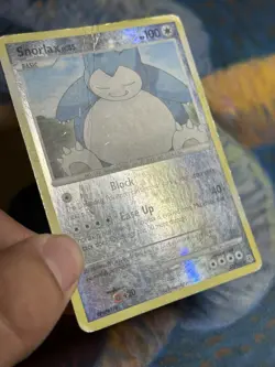 Snorlax 37/130 Rare Diamond and Pearl Reverse Holo Pokemon Card HP - Image 4