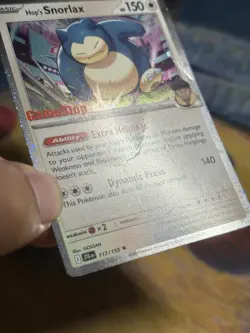 Hop's Snorlax Gamestop Promo 117/159 Journey Together Stamped Pokemon Card HP - Image 4