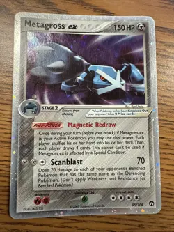 Pokemon Metagross EX Holo Card 95/108 Power Keepers Series - Image 1