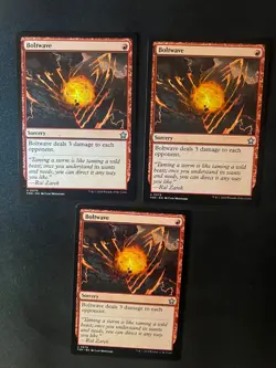 Boltwave x3 [Foundations] Magic MTG Cards Near Mint - Image 1