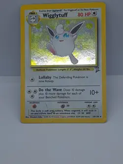 Wigglytuff 19/130 Pokemon Card Base Set 2 Holo Rare - Image 3