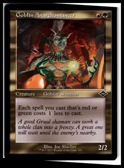 Modern Horizons 2 #421 Goblin Anarchomancer (Retro Frame) - Image 1