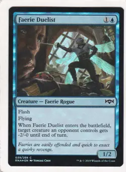 Magic: MTG: Ravnica Allegiance: Foil: Faerie Duelist - Image 1