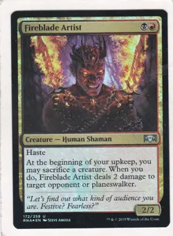 Magic: MTG: Ravnica Allegiance: Foil: Fireblade Artist - Image 1