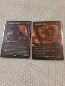 Razorkin Needlehead (Borderless) Foil N Unstoppable Slasher Showcase MTG - Image 1