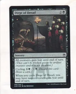 Magic: MTG: Masters 25: Foil: Dirge of Dread - Image 1