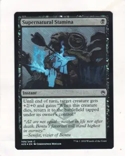 Magic: MTG: Masters 25: Foil: Supernatural Stamina - Image 1